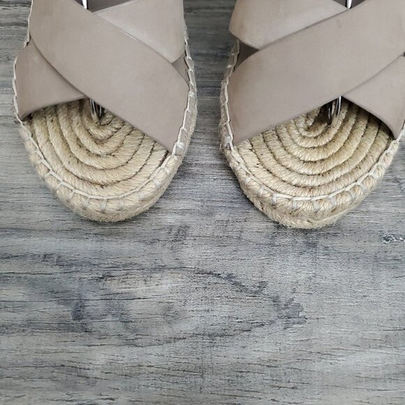 Joie Kaelyn Espadrille Strappy Open Toe Wedge Heel Sandal - Picture 7 of 15
